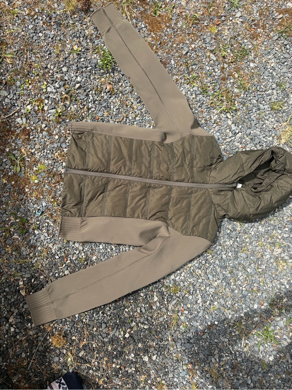 lululemon athletica Olive Hooded Jacket